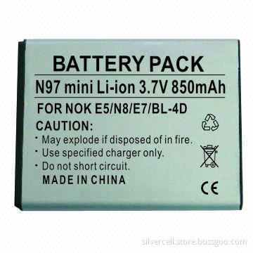 Mobile Phone Battery Pack for Nokia BL-4D with 850mAh Capacity